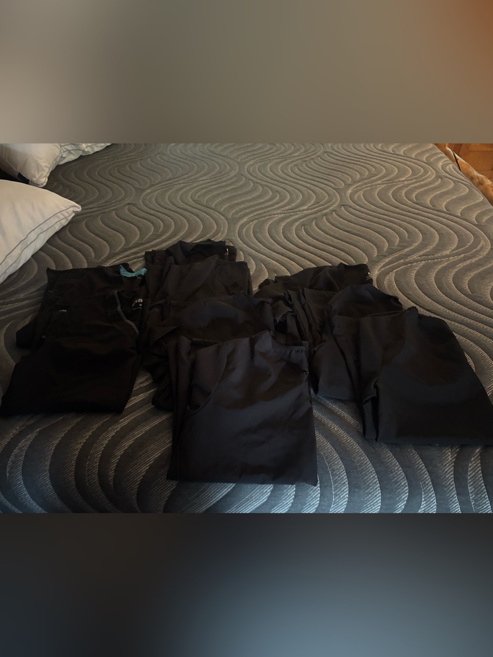 Women's Black Scrub Shirt Lot
